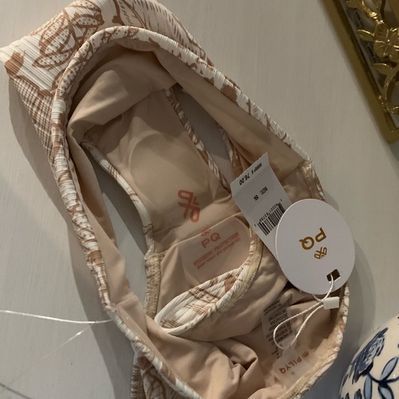 NWT PQ  PILYQ SIZE S LAGUNA PALM HIGH‎ WAIST BOTTOM STYLE FULL - Picture 5 of 6